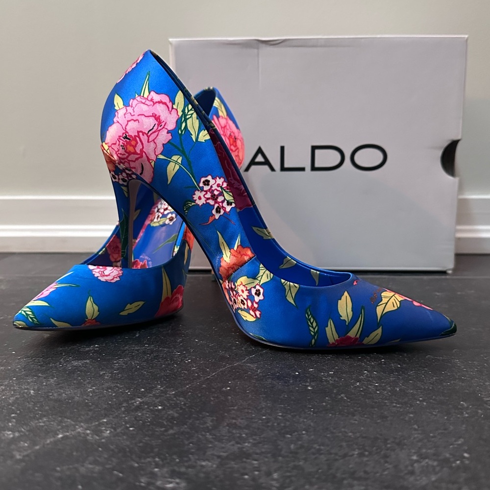 Aldo Vibrant Floral Heels